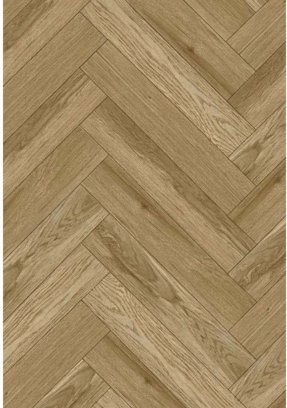 Mexen Manhattan panouri vinil heringbone 635 x 127 mm SPC 6,5 mm, substrat IPEX 1,5 mm, 4 V-Fuga, Stejar