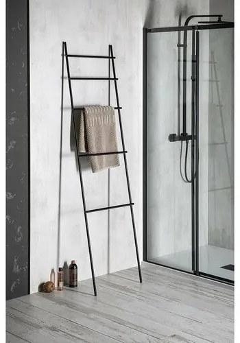 SAPHO SE121 Suport prosop Debut 50 x 186 x 3,2 cm,negru mat