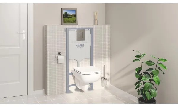 GROHE SOLIDO Set pentru WC, 1,13 m, ceramică albă - 39817000