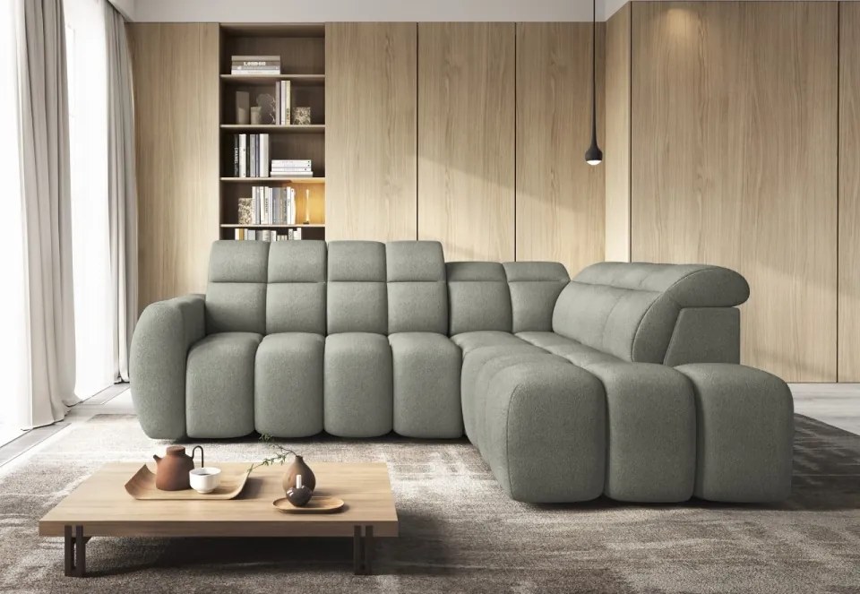 Canapea extensibila cu spatiu pentru depozitare, Falconn RT, Eltap (Culoare: Verde / Xillar 100)