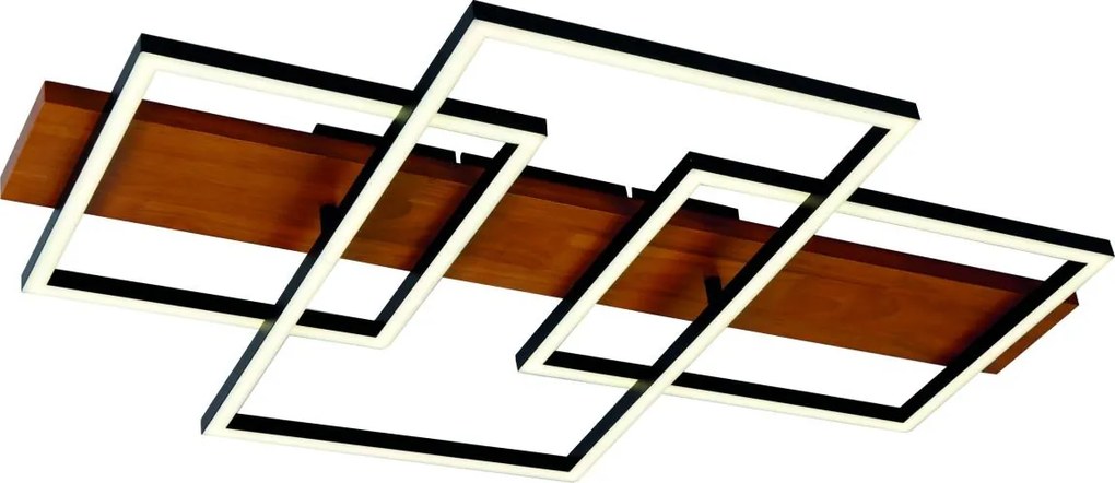 BRILAGI - Plafonieră LED PLANK/35W/230V 4000K 55x90 cm lemn