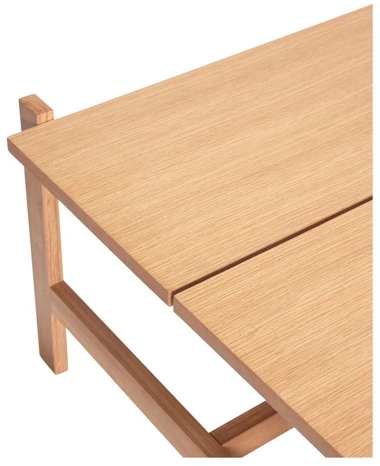 Măsuță de cafea cu blat în culoare naturală cu aspect de lemn de stejar 80x80 cm Dash – Hübsch