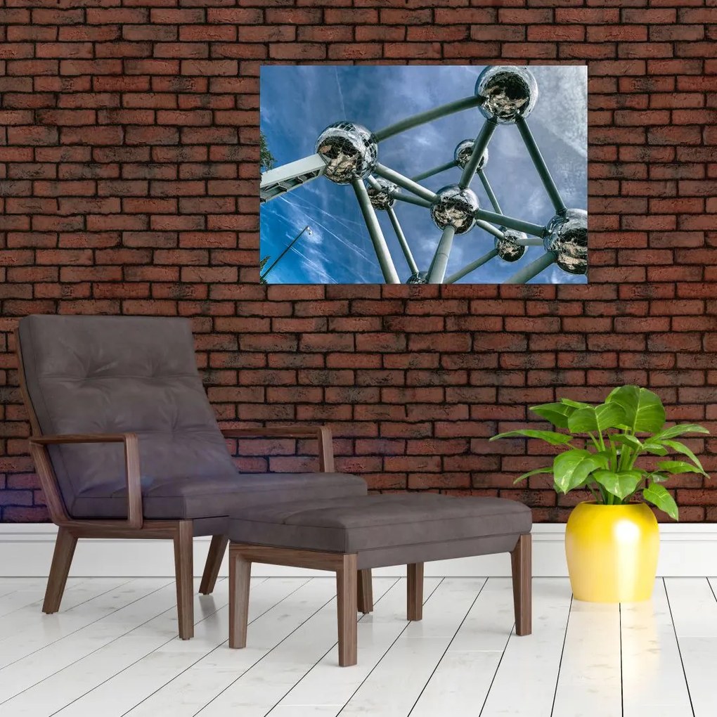 Tablou- atomium la Bruxelles (90x60 cm)