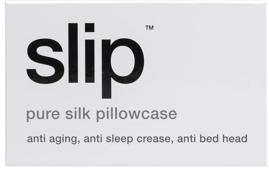 Față de pernă din mătase 51x76 cm White – slip