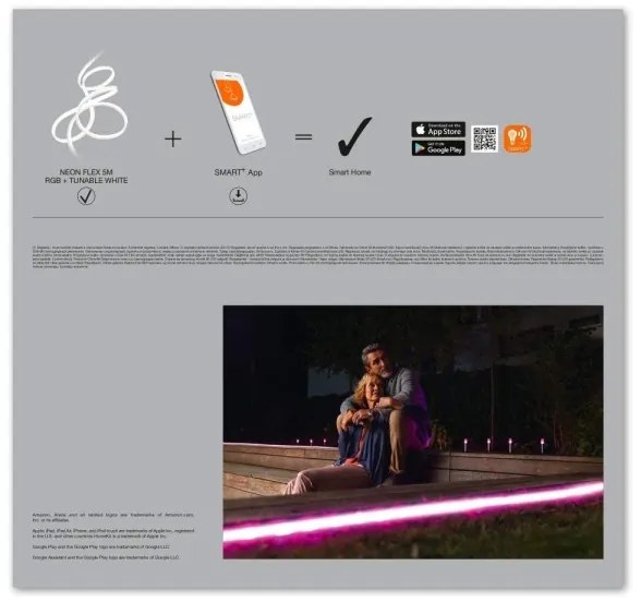 Ledvance - LED RGB bandă exterioară SMART + FLEX 5m LED/20W/230V IP44 Wi-Fi