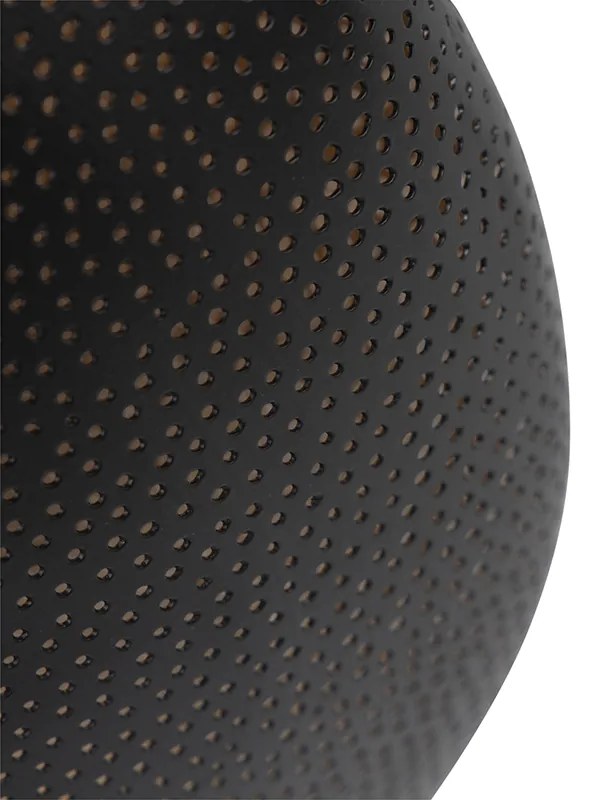 Plafoniera orientala neagra si aurie 40 cm - Radiance
