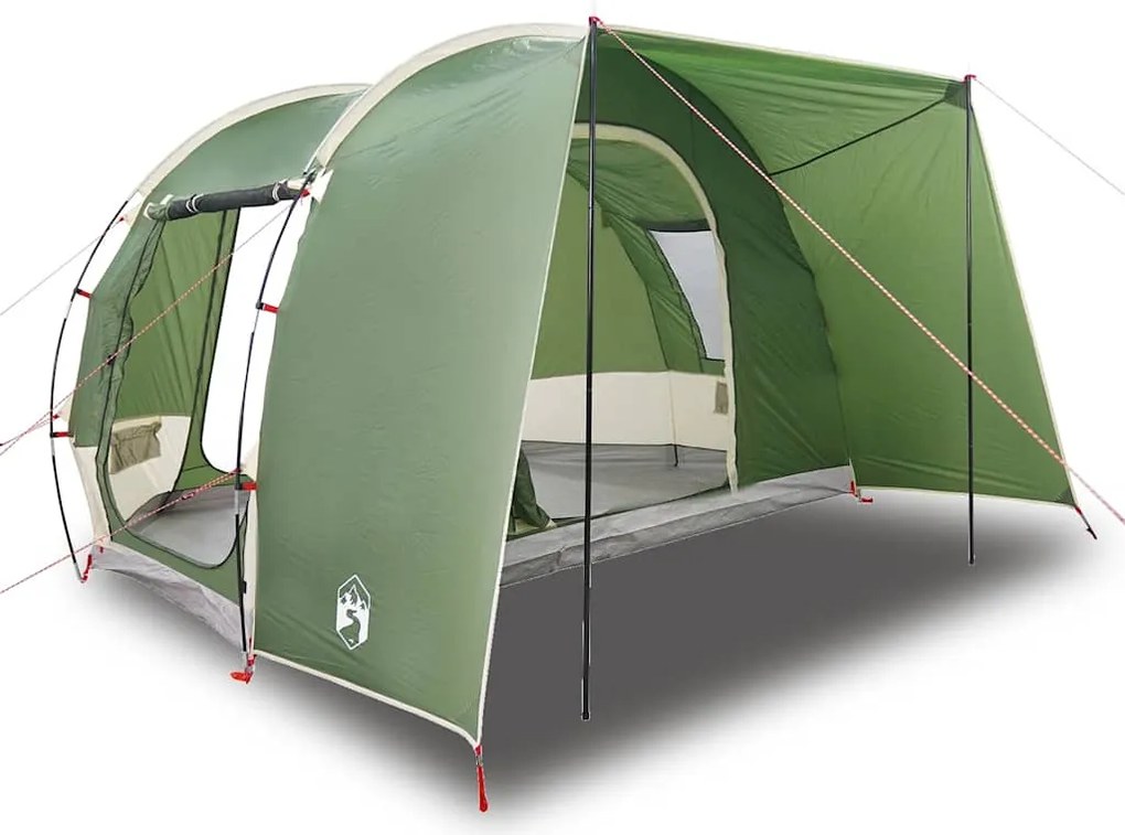 vidaXL Cort auto pentru 2 persoane, verde, impermeabil