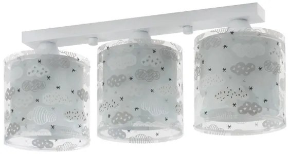 Dalber D-41413E - Plafonieră copii CLOUDS 3xE27/60W/230V