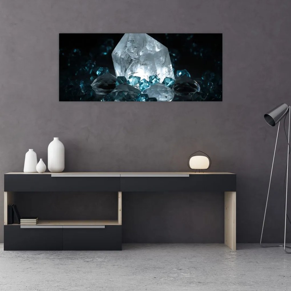 Tablou cu cristal (120x50 cm)