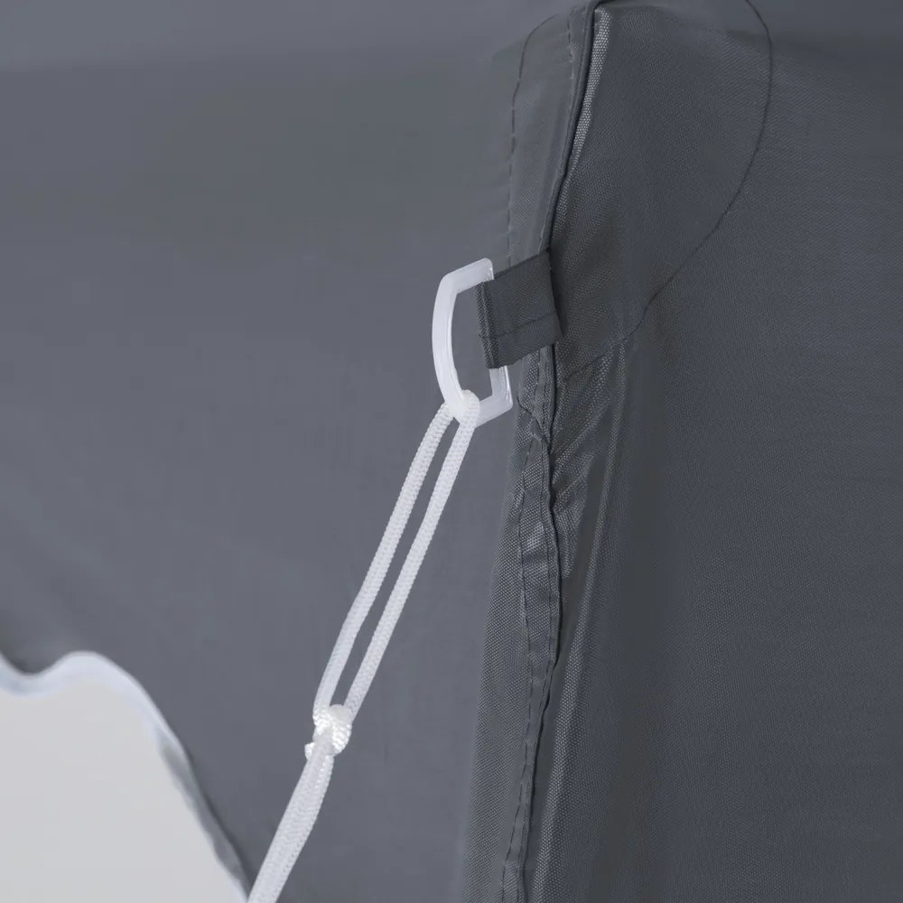Cort de petrecere / pavilion CAPRI, 3x3m, antracit Casaria