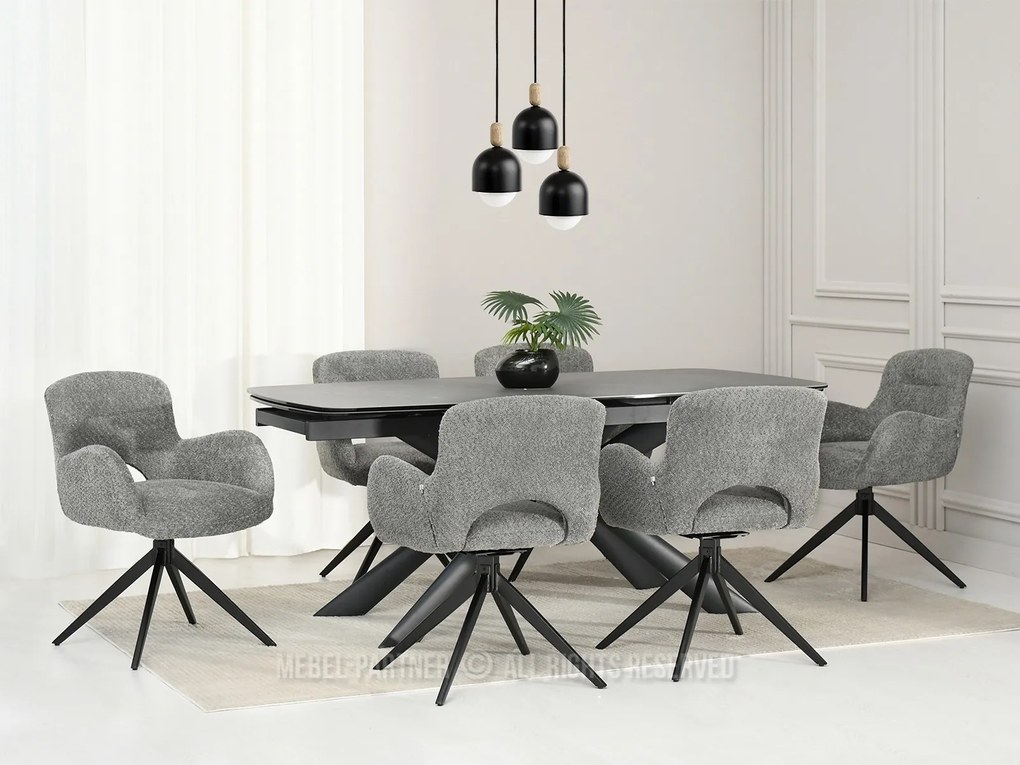 Scaun Milla (gri + negru). 1111184