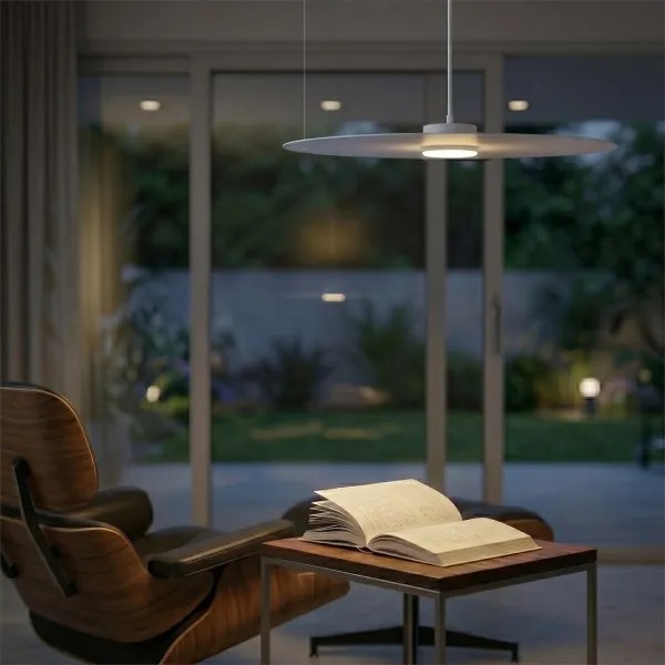 Lustră pe cablu PIATTO 1xGX53/15W/230V Ø 55 cm albă