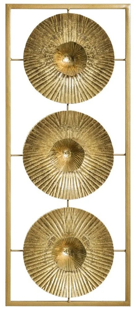 Decor de perete cu motiv de umbrele in cadru, 25 x 61 cm