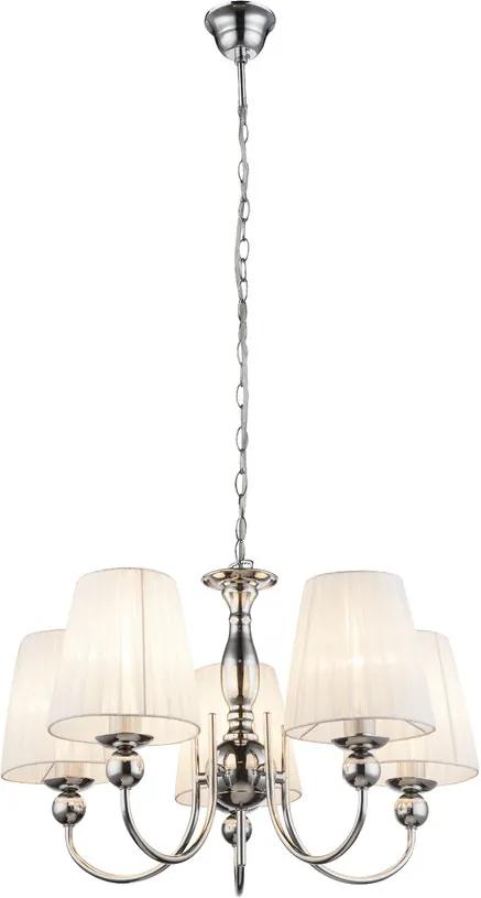Globo COCLE 69034-5 Candelabre, Lustre crom 5 x E14 max. 40w IP20