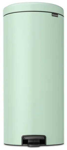 Cos de gunoi cu pedala Brabantia NewIcon 1008851, 30 L, Inchidere usoara, Baza antiderapanta, Verde deschis