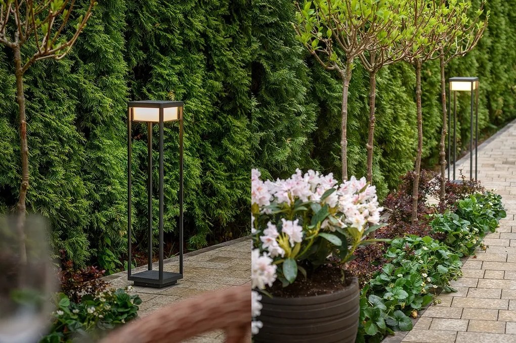 Stalp LED iluminat exterior IP65, design modern Baker Street MYO021FL-L10B3K