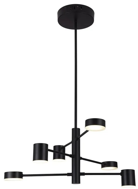 Lustra design industrial cu 6 spoturi LED SOLOMON 6355 RX