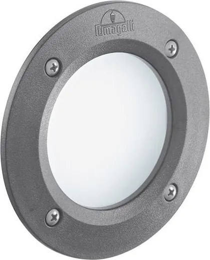 Spot incastrabil pt. exterior, diam.13,4cm, IP66, LED LETI ROUND FI1 GRIGIO 096568
