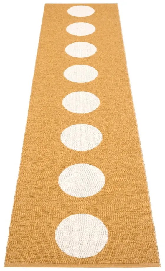 Covor tip traversă pentru interior și exterior galben ocru 70x300 cm Vera Ochre – Pappelina