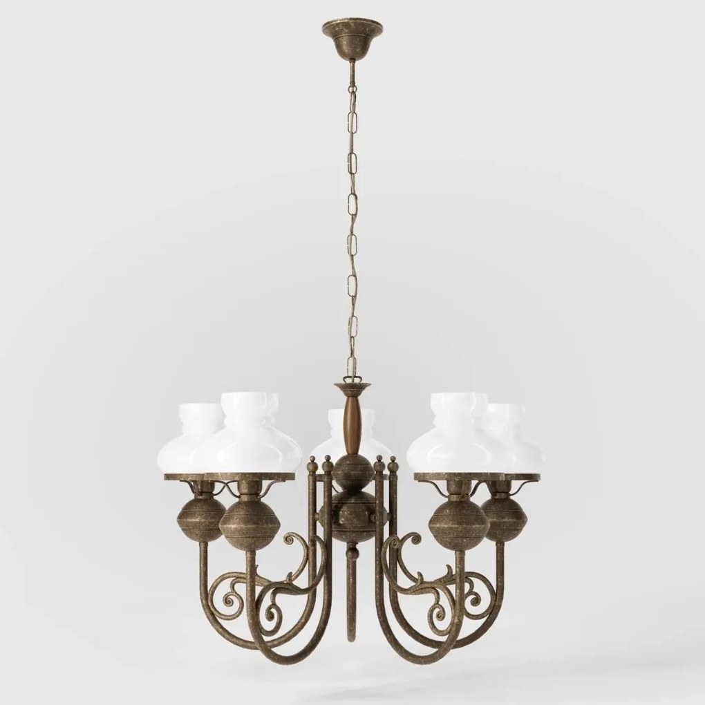 Candelabru din alama stil nautic clasic Mississippi