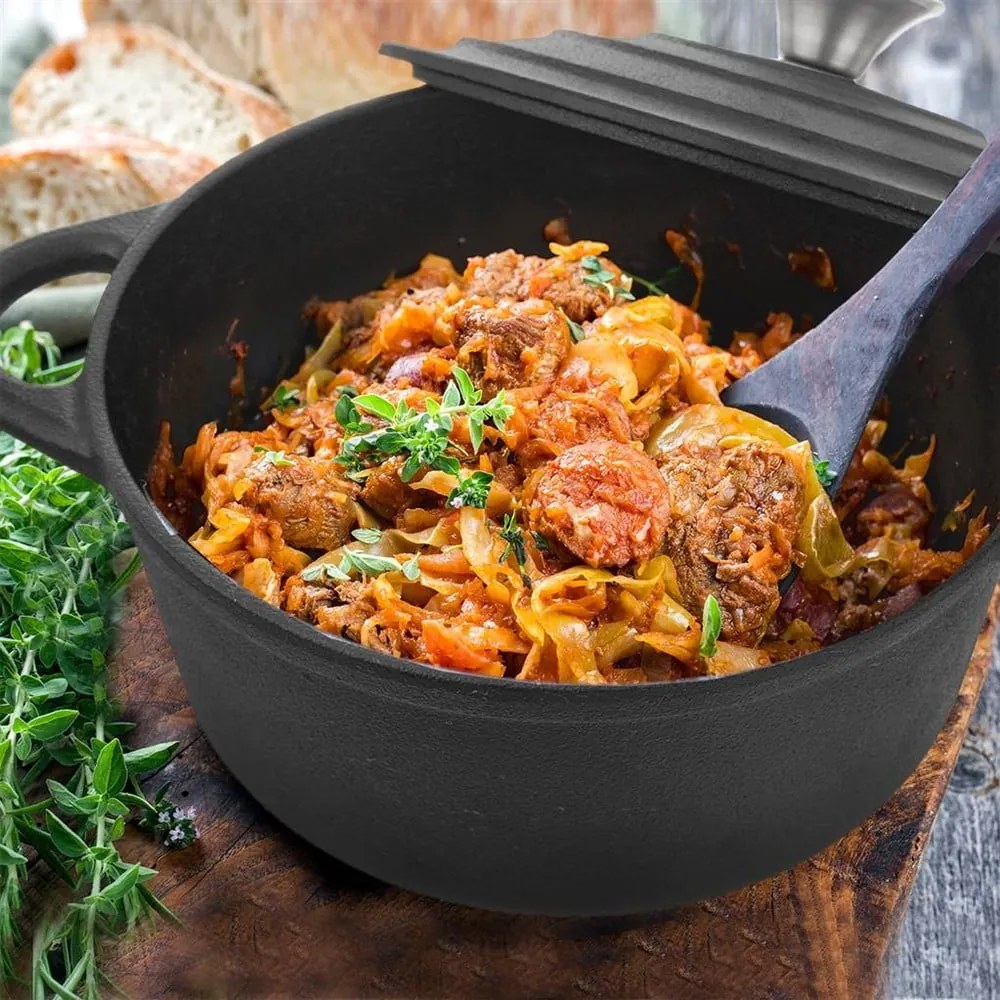 Oală cu capac din fontă 2,7 l Litina – Orion