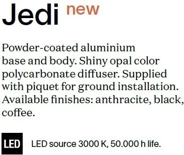 Stalp LED IP65 JEDI PT H080 COFFEE