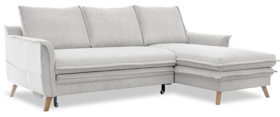 Colțar bej extensibil (cu colț pe partea dreaptă) Charming Charlie – Miuform