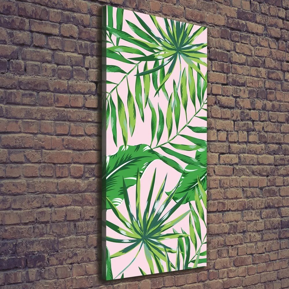 Imprimare tablou canvas Frunze tropicale
