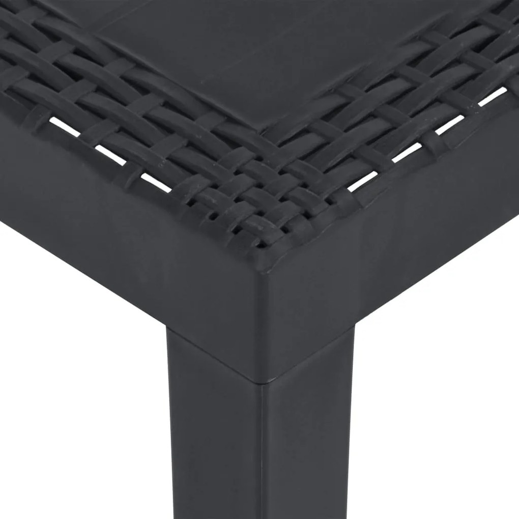 Set mobilier de gradina Culoare negru, OBASI