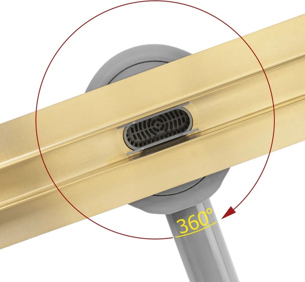 Rigola dus REA Neox Slim pro Gold 90