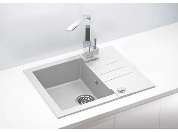 Chiuvetă de bucătărie ALVEUS 1090947 ROCK 59,5x47,5 cm alb