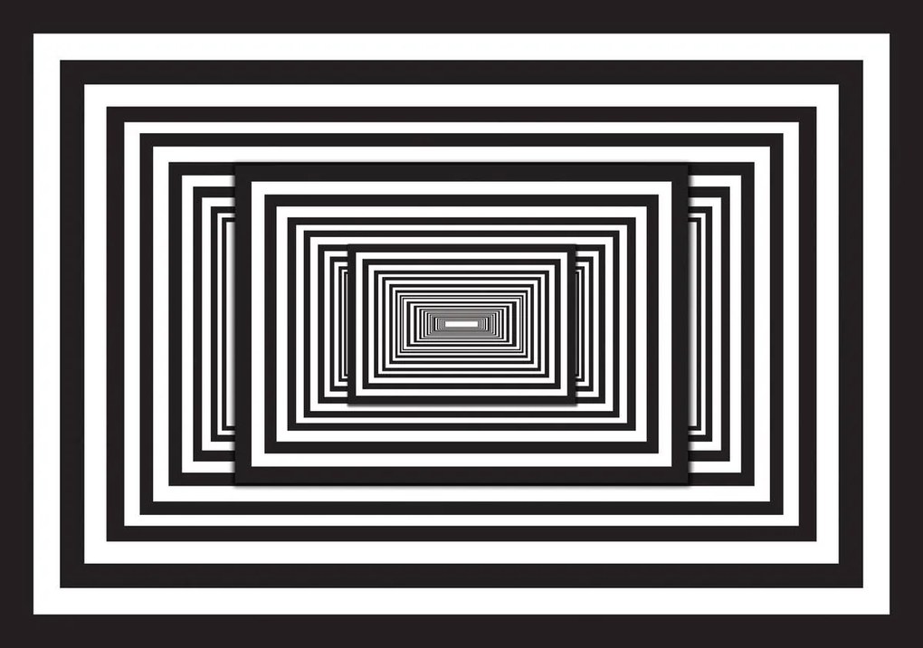 Fototapet - Albnegu tunel 3D (152,5x104 cm)