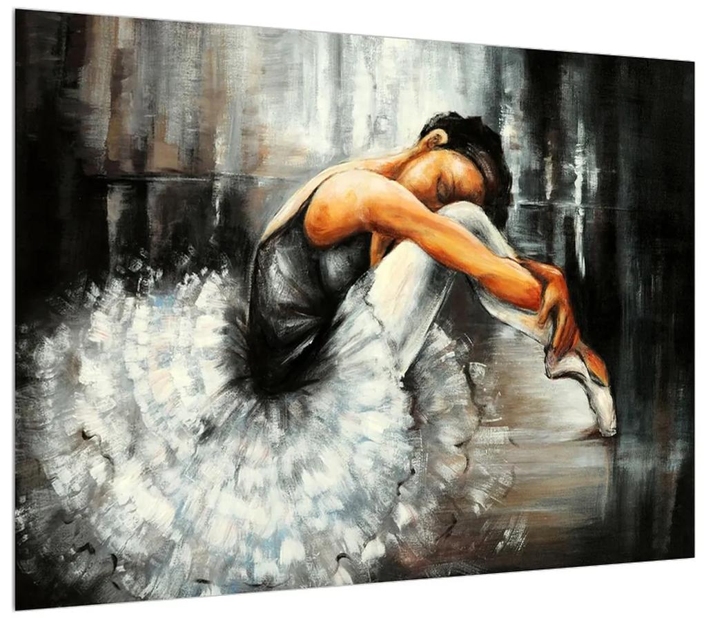 Tablou cu balerină nefericită (70x50 cm), în 40 de alte dimensiuni noi