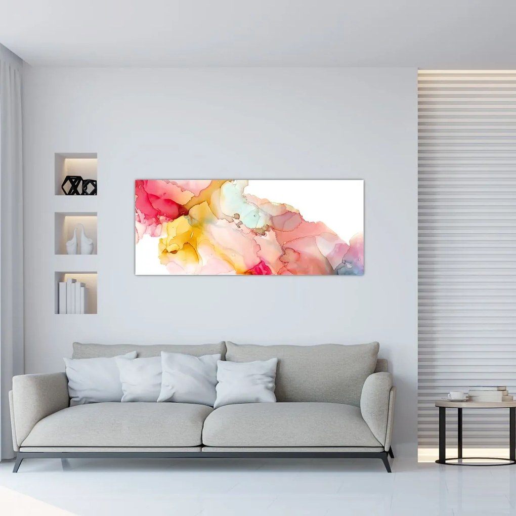 Tablou - Abstract din cerneală (120x50 cm)