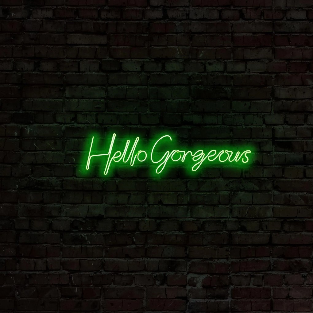 Aplica de Perete Neon Hello Gorgeous, 75 x 18 cm