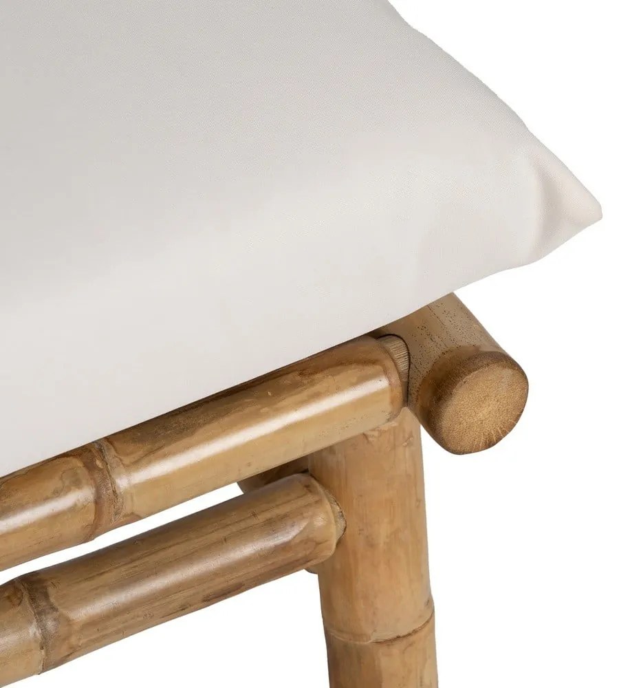 Canapea albă 135 cm Bamboo – Ixia