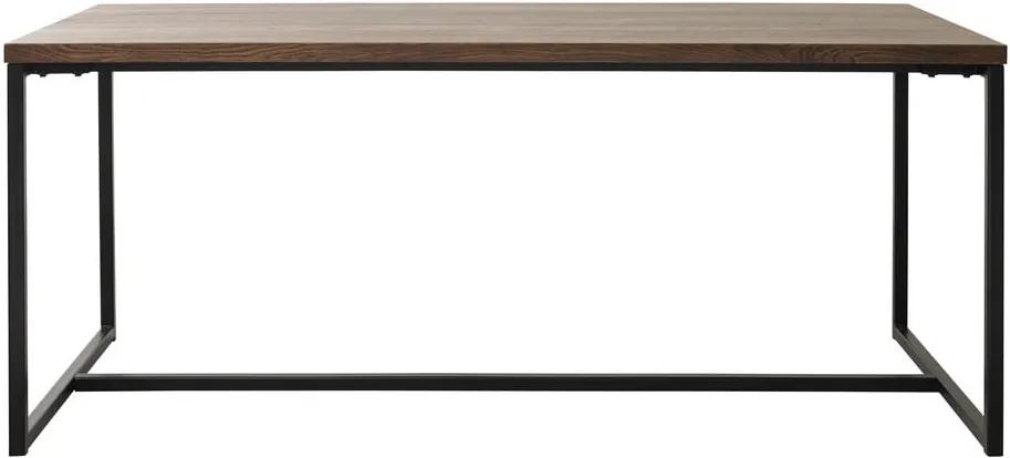 Masă de dining cu aspect de lemn de stejar Unique Furniture Rivoli, 180 x 90 cm