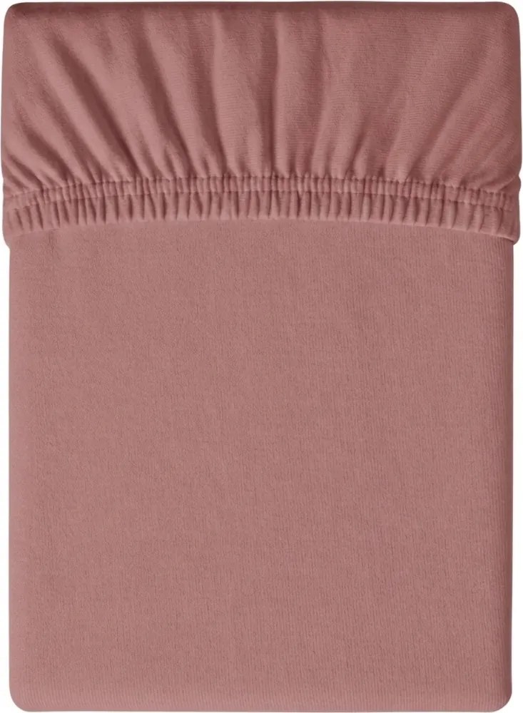 Cearsaf din jerse roz-maro 90 x 200 cm