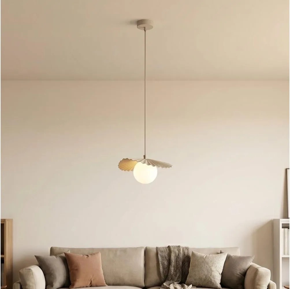 Lustru cu cablu FLORA 1xG9/8W/230V bej