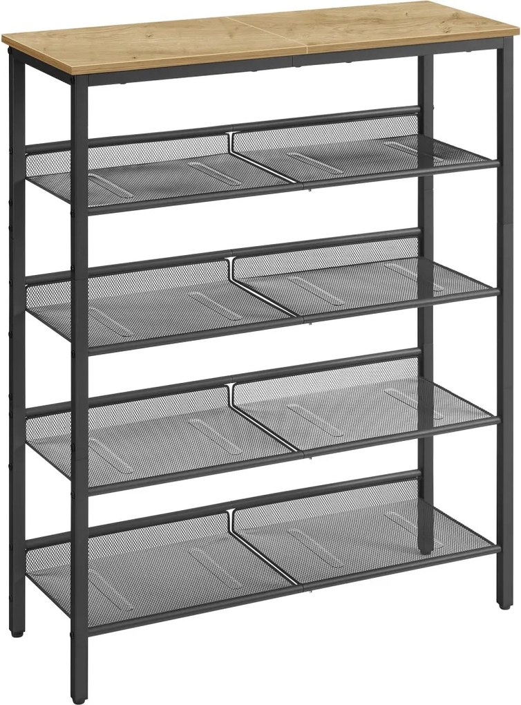 Pantofar TAYLOR ARTISAN cu structura neagra, 4 rafturi