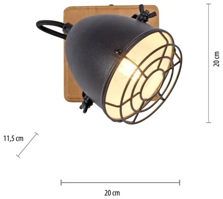 Spot de perete BEETLE 1xE14/10W/230V Leuchten Direkt 15171-18