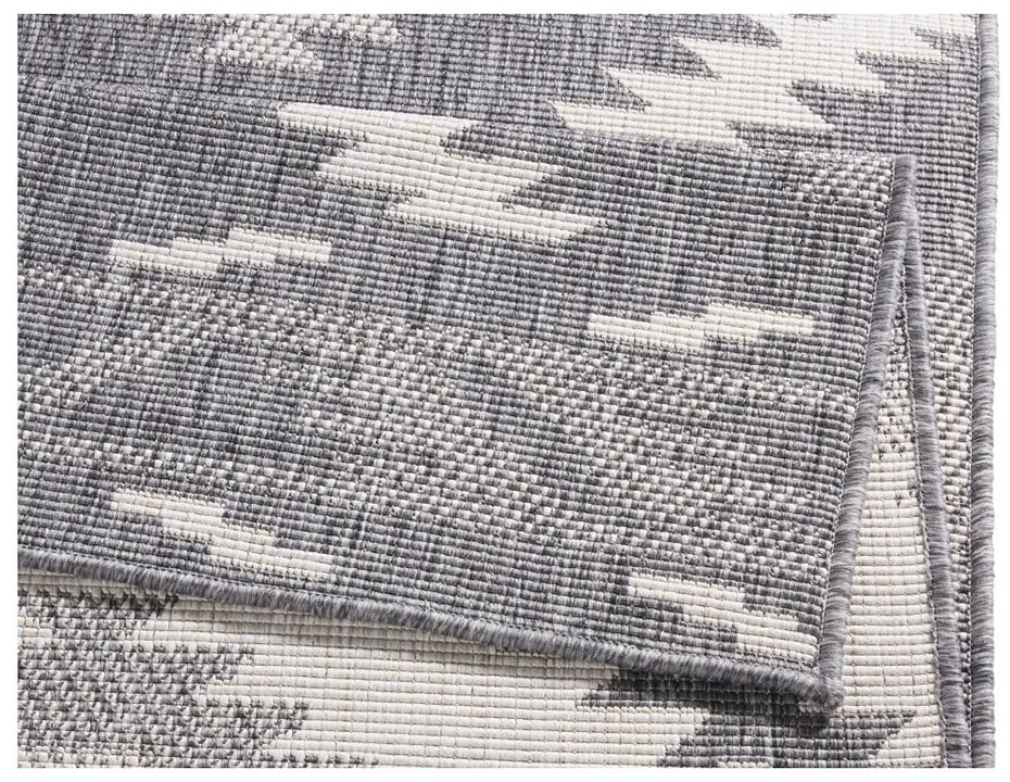 Covor adecvat pentru exterior NORTHRUGS Criss, 170 x 120 cm, gri-crem