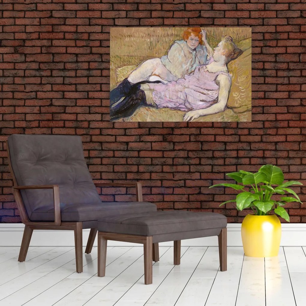 Tablou - Henri de Toulouse-Lautrec, The Sofa, reproducere (90x60 cm)