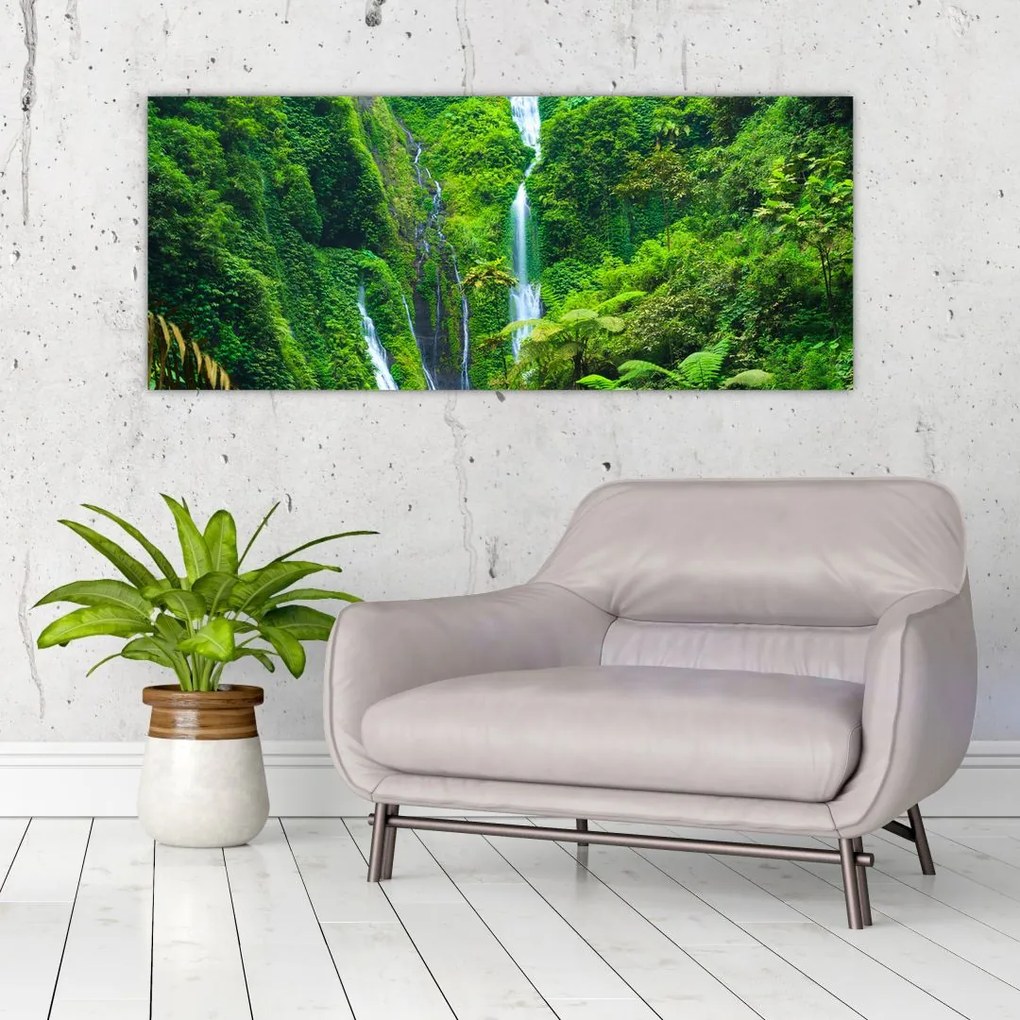 Tablou - Cascada Madakaripura, Java de Est, Indonezia (120x50 cm)