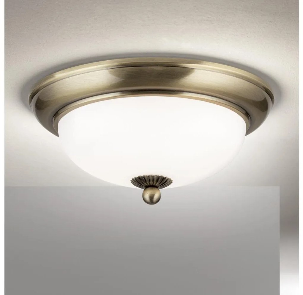 Orion - Plafonieră EMPIRA, 2x E14/40W/230V, Ø 26,5 cm, bronz