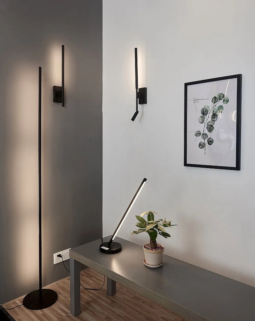Lampadar/Lampa de podea LED design modern minimalist TORCH alb