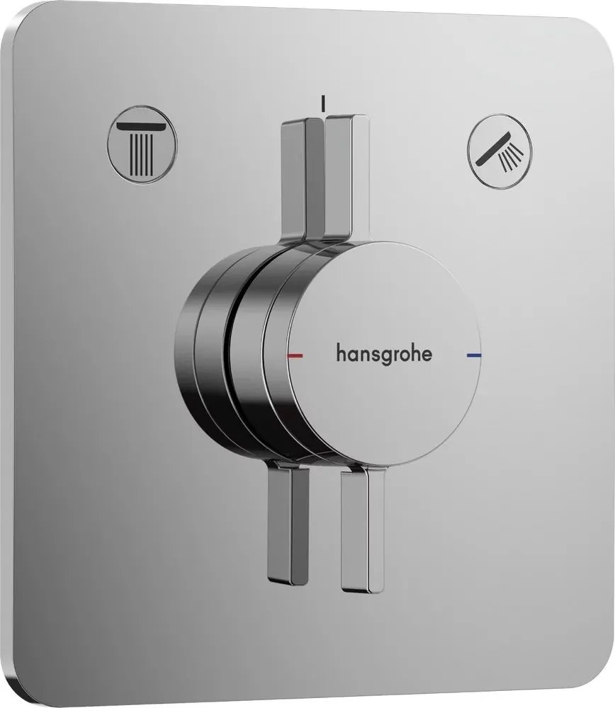 Baterie dus incastrata Hansgrohe DuoTurn Q 2 functii