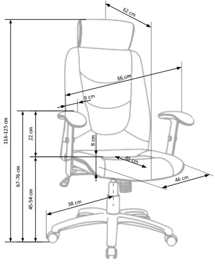 Scaun de birou ORVI negru