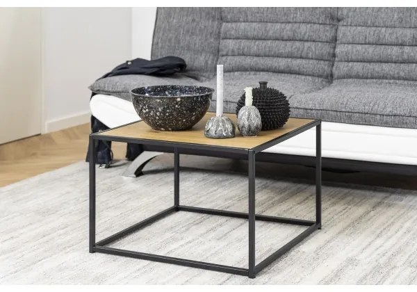 Masă de cafea SARON stejar/negru