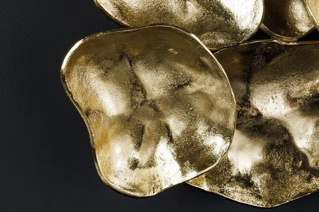 Decoratiune perete design modern VARIATION 100cm, auriu